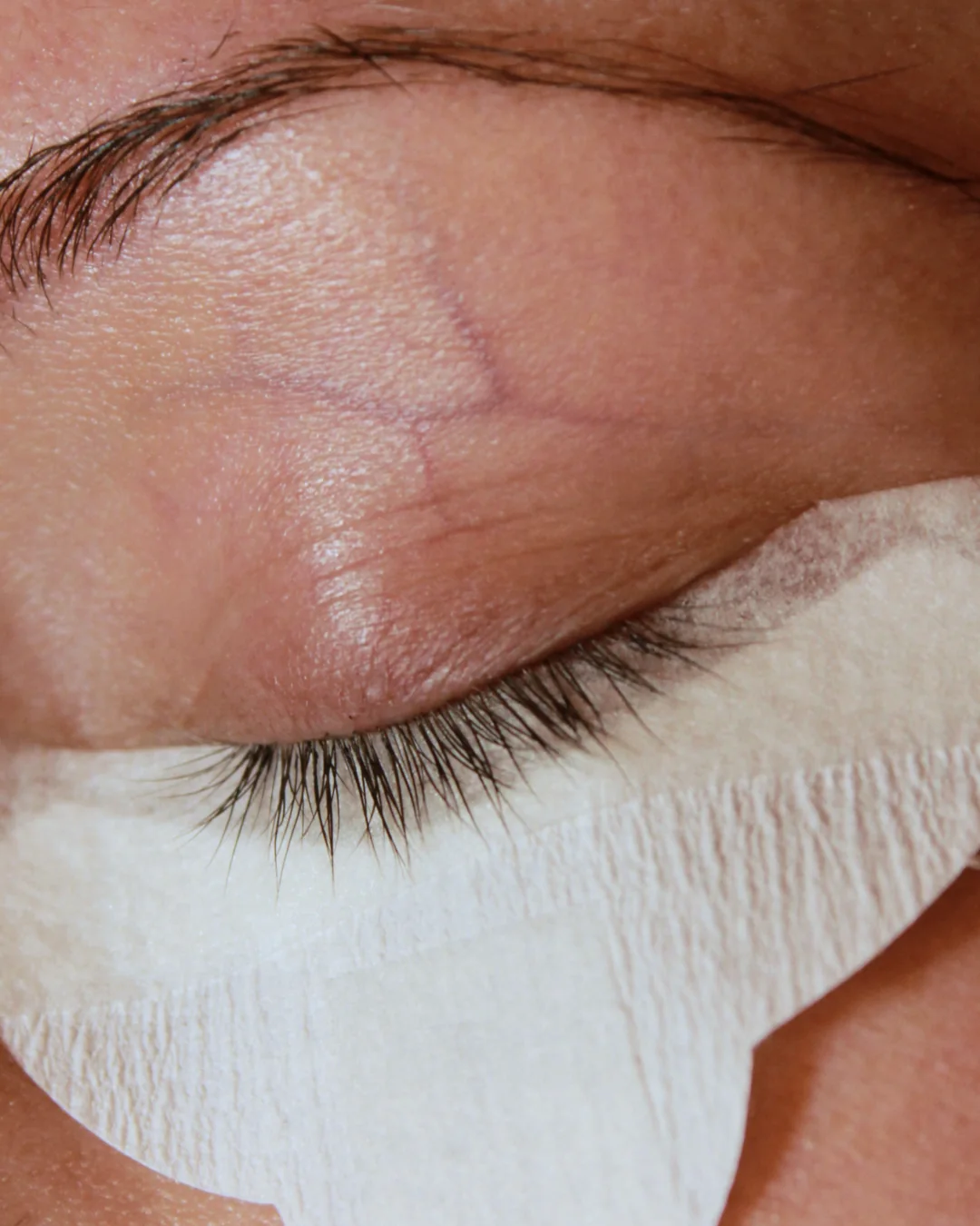 Client&rsquo;s lashes, before treatment