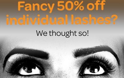 Get Fabulash with half price lashes throughout June!