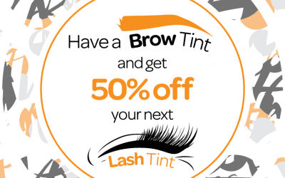 Get your lashes spring ready with 50% off a lash tint!
