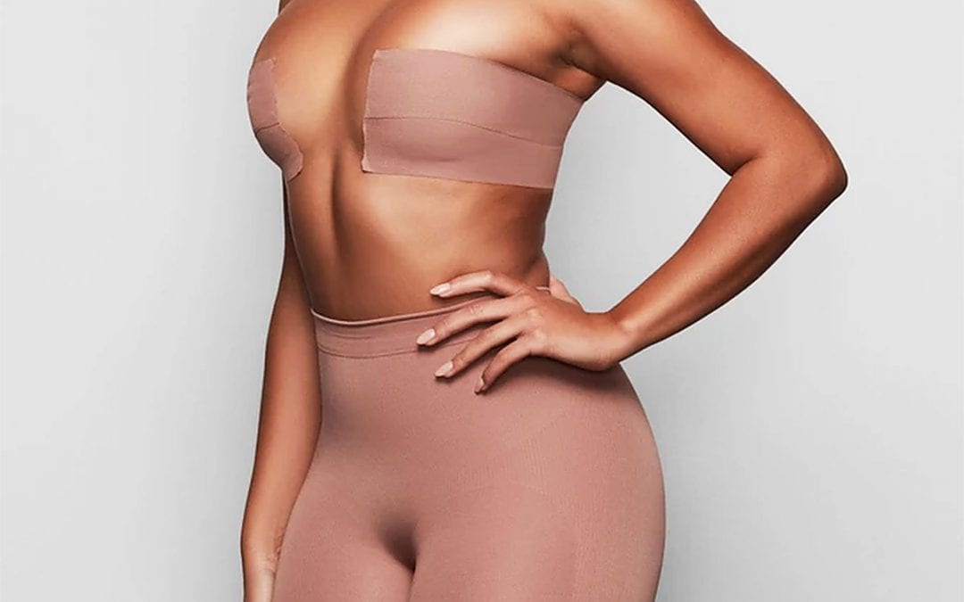 Wardrobe malfunctions no more! Kim Kardashians new SKIMS Body Tape is an upgrade of a classic Cleavage Hack.